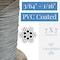 Laureola Industries 3/64" to 1/16" PVC Coated Clear Color Galvanized Cable 7x7 Strand Aircraft Cable Wire Rope, 100 ft ZAG364116-77-GPC-100 - alternate 2